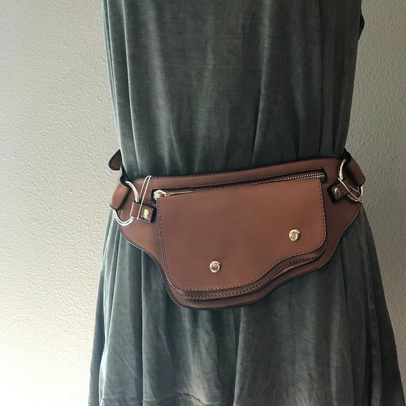 Isabelle Vegan Leather Mint Belt Bag Fanny Pack - Picture 4 of 7